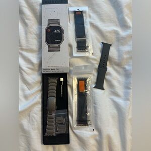 Apple Ultra watch bands-Kordiz Titanium, Apple authentic and new Amazon.